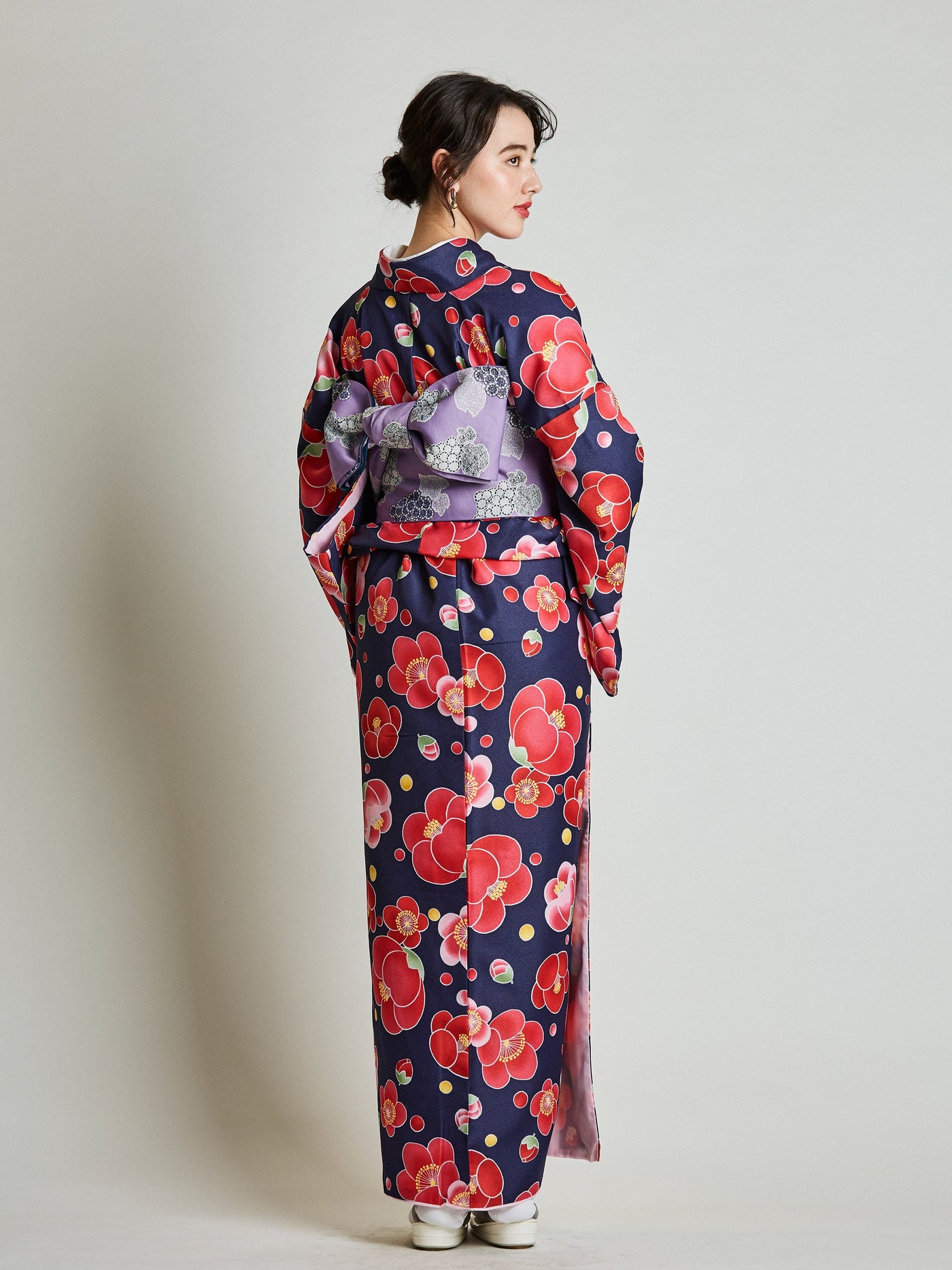 Camellia Floral Japanese Kimono | Japan ...